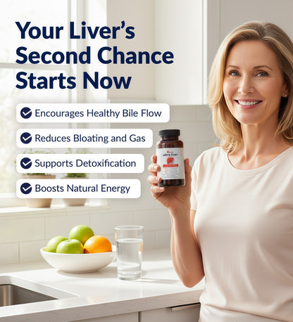 UpWellness Ultra Liver Support Supplement, Gallbladder Support, 60 Count