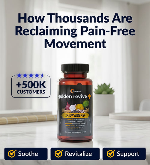 UpWellness Golden Revive + Joint Support Supplement, 60 Capsules